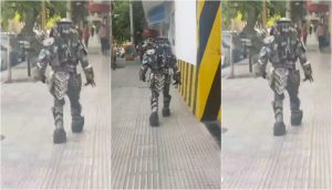 ¿Qué es eso?: vieron a un extraterrestre caminando en el centro de Mendoza