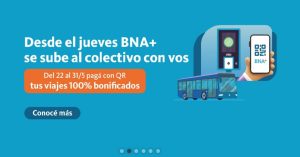 Banco Nación: en qué líneas de colectivo podés viajar gratis por una semana y cómo hacerlo
