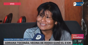 "Soy más de dar que recibir, pero esta vez la vida me devolvió algo": conmovedora historia de la ganadora del 0KM en la Maratón