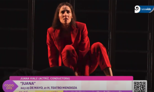 Todas las Juanas de la historia en una: Juana Viale se presenta en el Teatro Mendoza