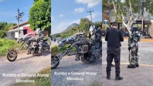 El extraterrestre mendocino salió a pasear en su moto, pero no terminó como esperaba