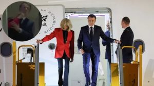 Video del escándalo: el Presidente de Francia recibió una cachetada de su esposa mientras bajaban de un avión