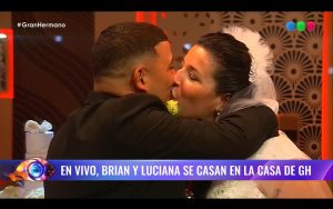Así se vivió el casamiento de Brian y Luciana en Gran Hermano