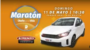 Maratón Otoño por la Vida 2025: cómo participar del sorteo del auto 0 km y dónde retirar los cupones