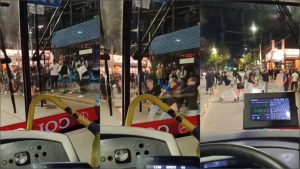 Video: Violento enfrentamiento a la salida de un boliche en Godoy Cruz terminó con corridas y piñas en plena calle