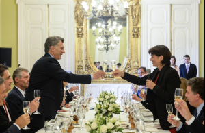 Mauricio Macri recibió y agasajó a la presidenta de Suiza