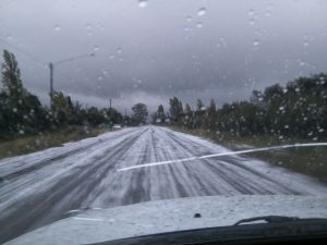 Cayó granizo en el Gran Mendoza y en el Este