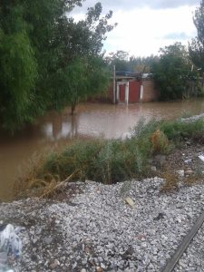 Advierten que se inunda un barrio de Las Heras culpa de la Municipalidad