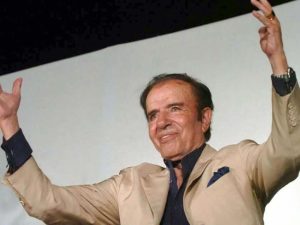 Carlos Menem será otra vez candidato