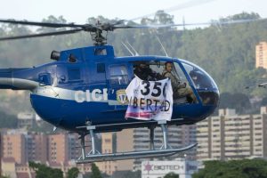 Venezuela: helicóptero lanzó 2 granadas a un edificio gubernamental