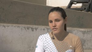 Marianela, la patinadora que es una embajadora de Mendoza