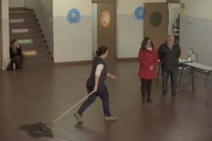 Están limpiando las escuelas en donde se votó