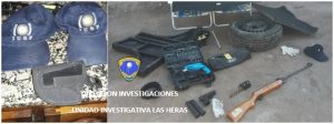 Desbarataron una banda que se dedica a asaltos violentos