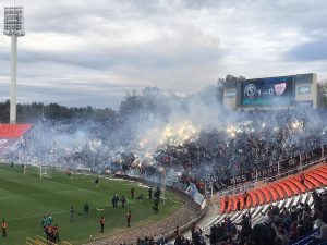 La Lepra le ganó a Huracán Las Heras y hubo detenidos