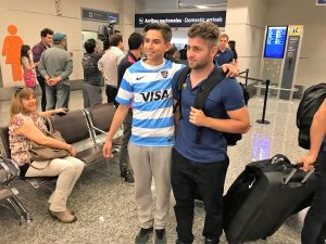 Los Pumas ya están en Mendoza para enfrentar a Australia