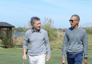 Cómo es el lujoso campo de golf donde Macri jugó con Obama