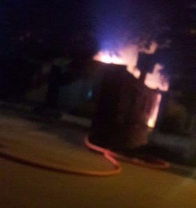 Video: Se incendió un depósito en Guaymallén