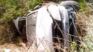 Un hombre murió luego de volcar en la Ruta 40