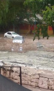 Fotos y video: Lluvia, granizo e inundaciones en Mendoza