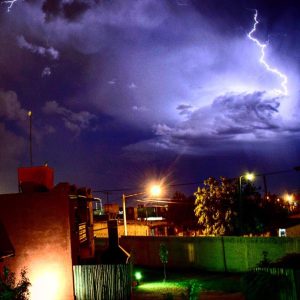 Fuertes tormentas en varios puntos de la provincia