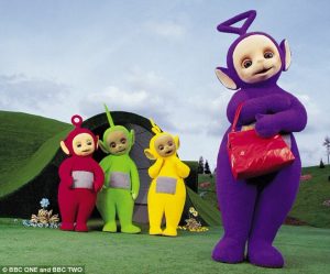 Murió el Teletubbie violeta