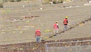 Comenzaron los trabajos en el Teatro griego para la Vendimia 2018