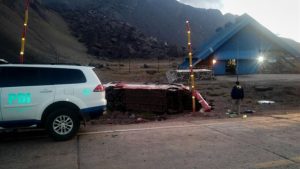 Accidente en Alta Montaña:  Autoridades solicitaron circular con precaución