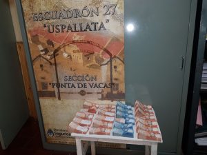 Gendarmería detuvo a cuatro argentinos con más de 40 millones de pesos chilenos