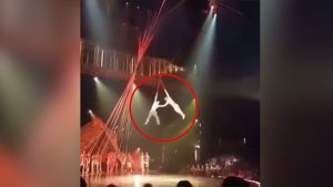 Video: Murió un artista del Cirque du Soleil en pleno show