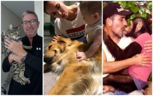 Las fotos de los famosos por el Día del Animal
