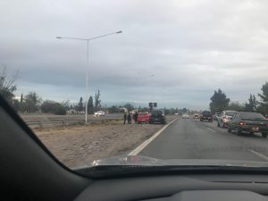 Precaución: lenta marcha por dos accidentes en el Acceso Sur