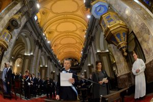 Macri en el Tedeum: El cardenal Poli rechazó el aborto