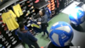 San Martín: Así roban en un local del centro