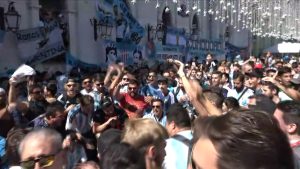 #El9Mundial: Canal 9 presente en el banderazo argentino en Moscú