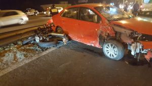 Se entregó el hombre que atropelló a dos policías en el Acceso Este