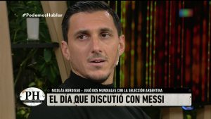 Nicolás Burdisso y su cruce con Messi: "Me paré como para pelear"