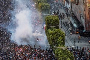 Francia campeón del Mundo: Festejos e incidentes en París