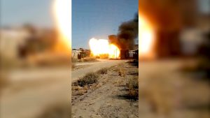 Video: Así explotó la casa del presunto asesino en el barrio La Favorita