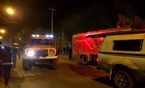 Prendió fuego la casa donde viven sus siete hijos