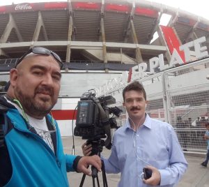 River-Boca: Vivilo junto a Canal 9 Televida