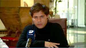 Axel Kicillof en Mendoza: "hoy la gente no puede comprar leche"