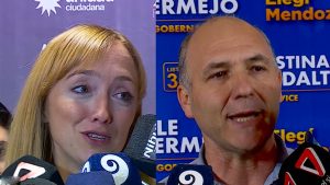 Anabel salió a festejar pero Bermejo prefirió no hablar