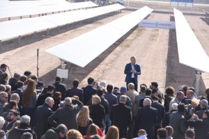 El Gobernador inauguró un parque solar en San Martín