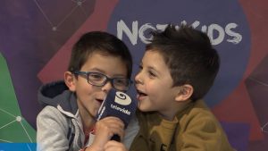 Día del Niño: los pequeños se animaron a ser periodistas de Canal 9