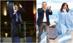 Cierre de campaña: Alberto y Macri hicieron actos multitudinarios