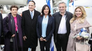 Alberto Fernández está en Israel