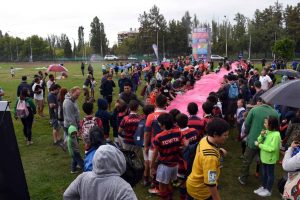 Realizaron un encuentro por la no violencia rugby