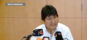 Evo Morales llegó a Mendoza