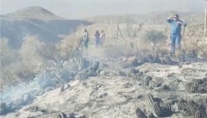 Hicieron un asado en la montaña durante el Zonda y provocaron un incendio