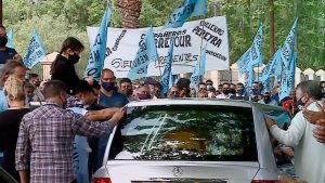 Multitudinaria despedida al ex legislador y dirigente sindical Guillermo Pereyra